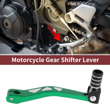 Folding Motorcycle Gear Shifter Lever for Yamaha TTR 50cc Green and Black