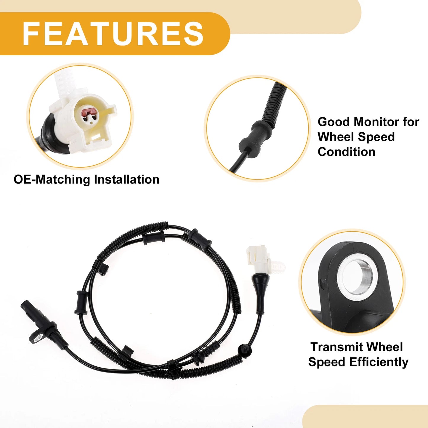 ABS Wheel Speed Sensor for Ford F-150 Pickup (2009-2014) Rear Left
