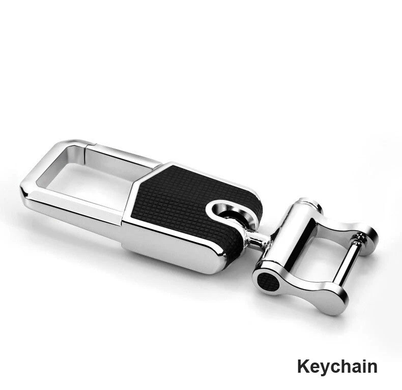 Black Smart Leather FOB Key Cover Shell Fit for Benz Class A B C E S GLC CLA