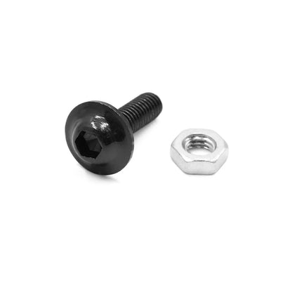20pcs M6 Black Aluminum Alloy Hex Socket Head Bolts for Motorcycle