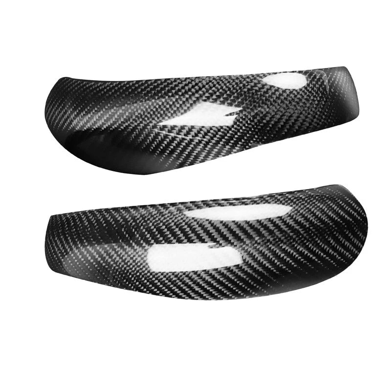 Real Carbon Fiber Wing Mirror Cover Caps Trim Fit For Porsche 911 997 2005-2009