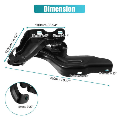 Hood Hinge  Black for Honda (654003TA0A) (2016-2021)