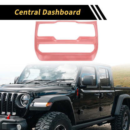 Dashboard Control Panel Cover for Jeep Wrangler JL (2018-2023) Pink