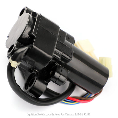Ignition Lock Cylinder for Yamaha YZF R1 R6 MT-01 FJ09 FZ09 XT660 FZ6R (2000-2023)