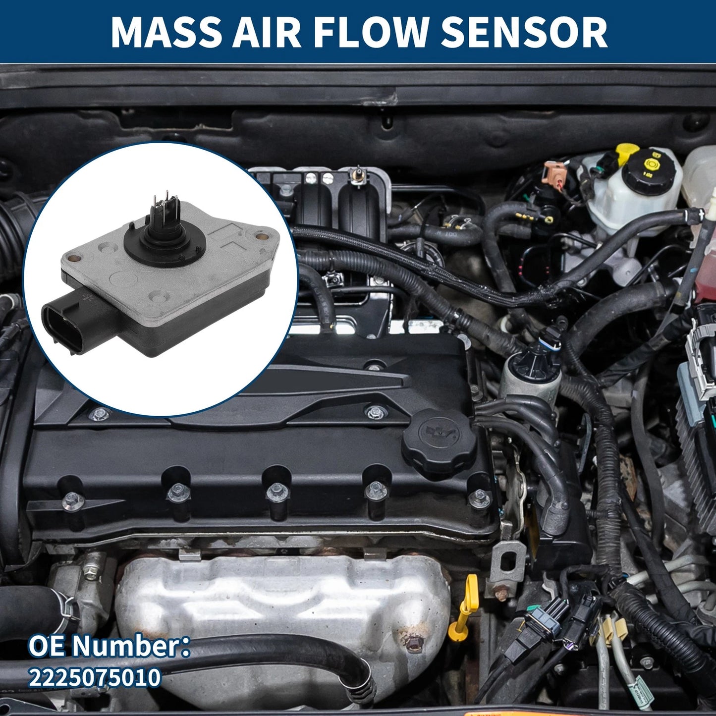 Mass Air Flow Sensor for Toyota 4Runner (2003-2009) 1 Pc