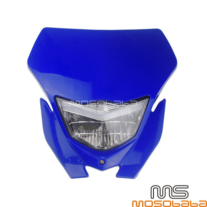 Blue Headlight Lamp for Honda Yamaha Dirt Bike MX XC