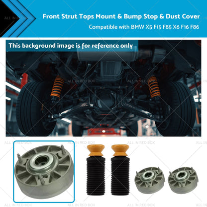 Front Strut Top Mounts & Dust Covers for BMW X5 F15 F85 (2014-2020)