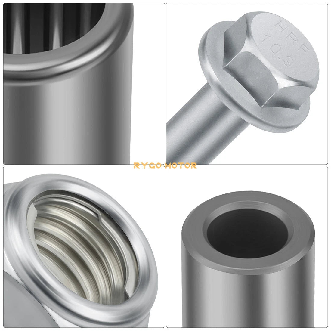 2 x Front A Arm Bushing Bearing Seal & Bolt for Z400 LTZ400 KFX400 DVX 400
