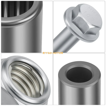 2 x Front A Arm Bushing Bearing Seal & Bolt for Z400 LTZ400 KFX400 DVX 400