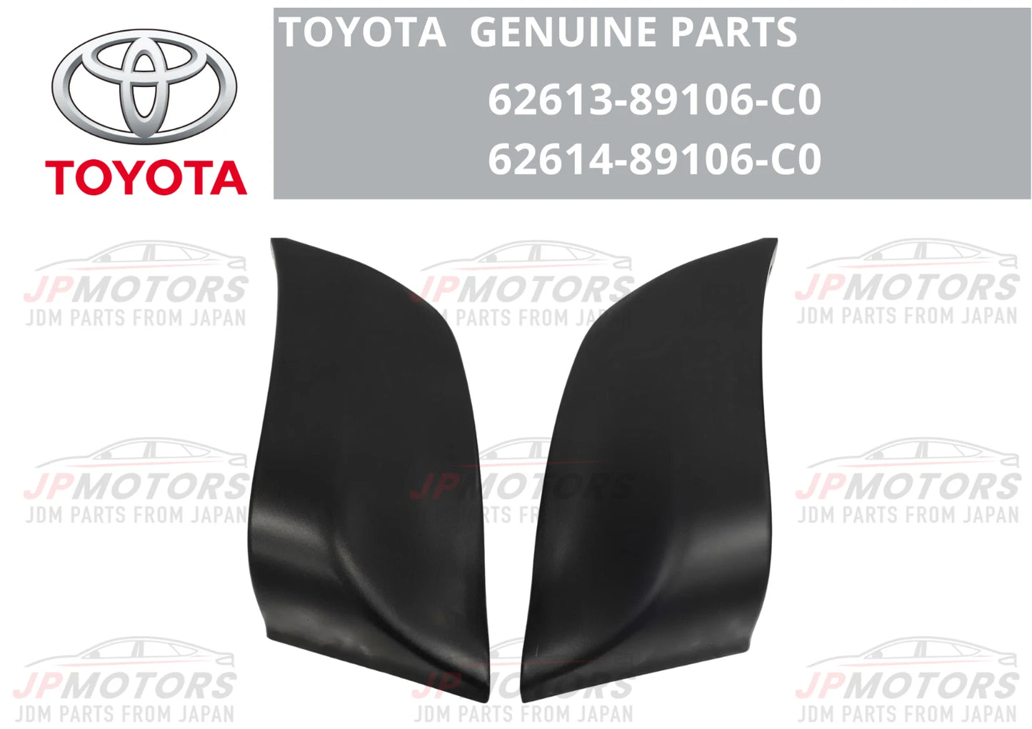 2 x Quarter Wheel House Cover LH & RH for Toyota Hilux Pick Up