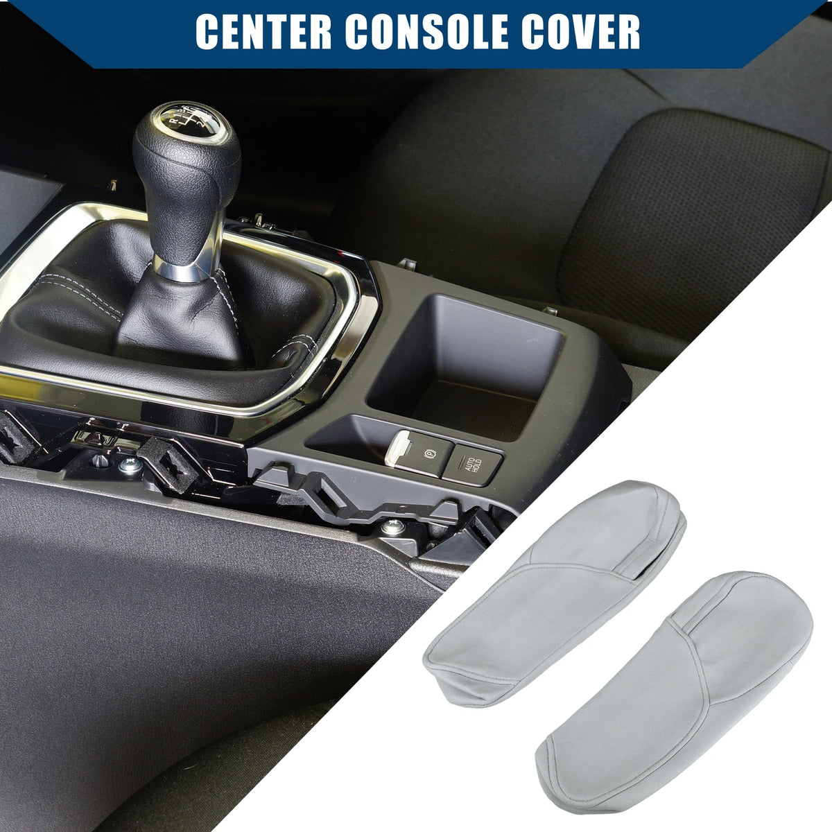 Center Console Armrest Cover for Honda CR-V (2017-2023) - Neoprene Gray