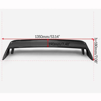 Real Carbon Fiber Rear Trunk Spoiler Wing for Nissan Skyline R32 GTR 1989-1994