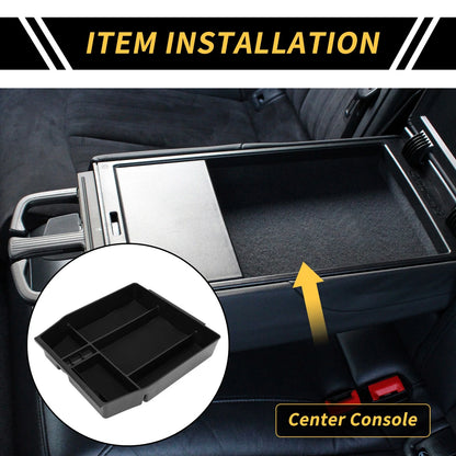 Center Console Organizer Insert Tray for Ford F150 (2021-2024) Black