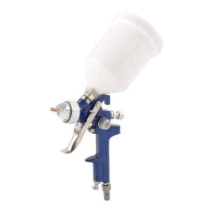 HVLP H827 Spray Gun 600ml Cup 2.0mm Nozzle for Airbrush - Blue