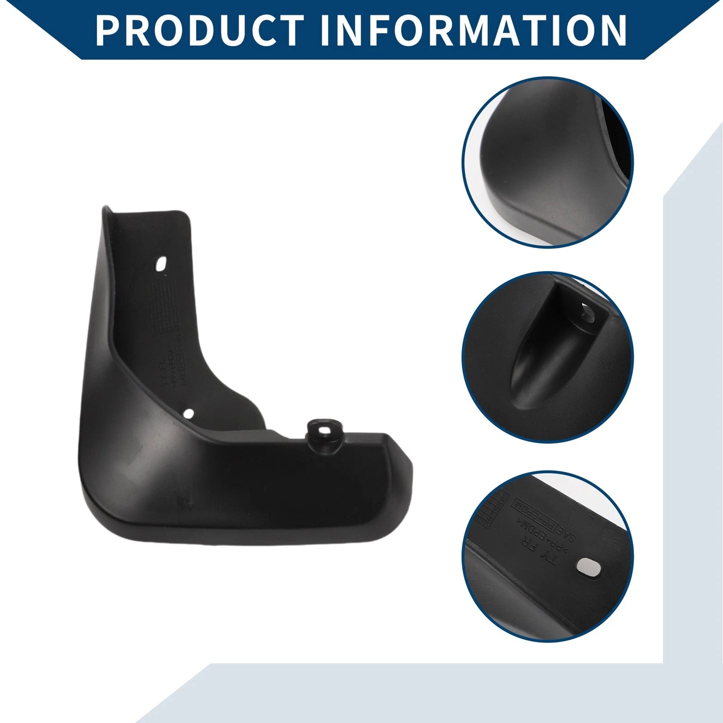 Mud Flaps Splash Guards 2 x Front & Rear for Toyota Camry (2012-2014)