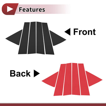 Black Door Window Trim for Lexus RX (2016-2022)