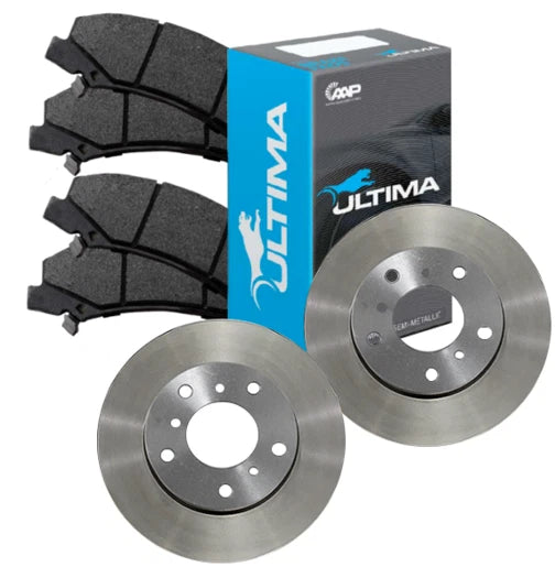2 x FRONT BRAKE ROTOR WITH CERAMIC PADS for MG ZS ZST (2017–2024)