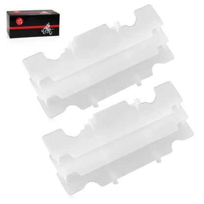 2 x Radiator Louver Guard White for Honda CR125R (1992–1997)