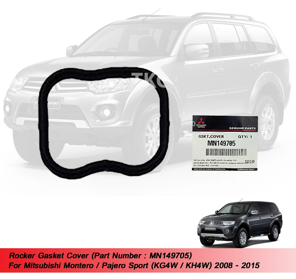 Rocker Gasket Cover for Mitsubishi Montero Pajero Sport (2008-2015)