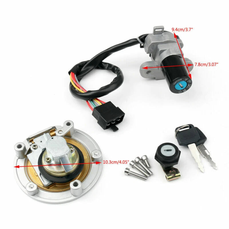 Ignition Lock & Fuel Gas Cap Key Set for Ducati 916 996 998 748 (1997-2002)