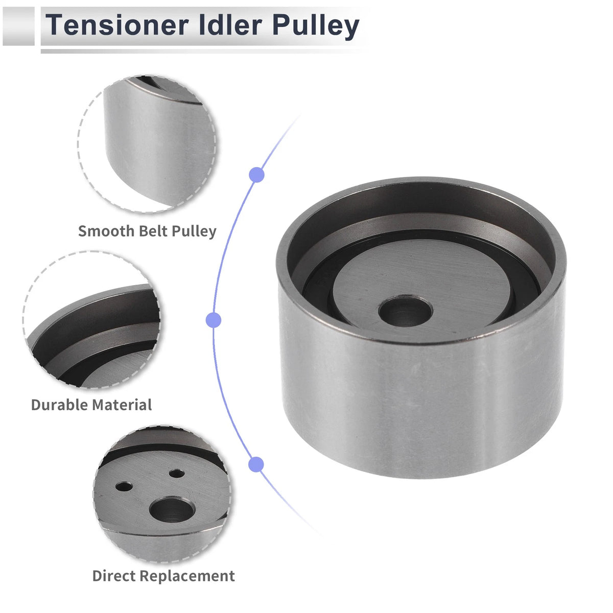 Drive Belt Idler Pulley for Chrysler Sebring (1995-2005) 1 Pc