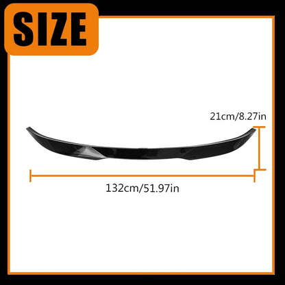 Glossy Black Rear Trunk Lip Spoiler for BMW X6 G06 X6M (2020-2023)