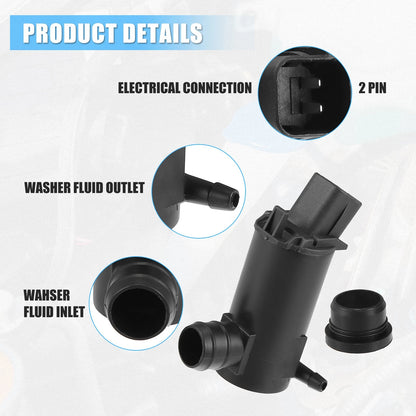 Windshield Washer Pump for Hyundai Accent (2006-2011)