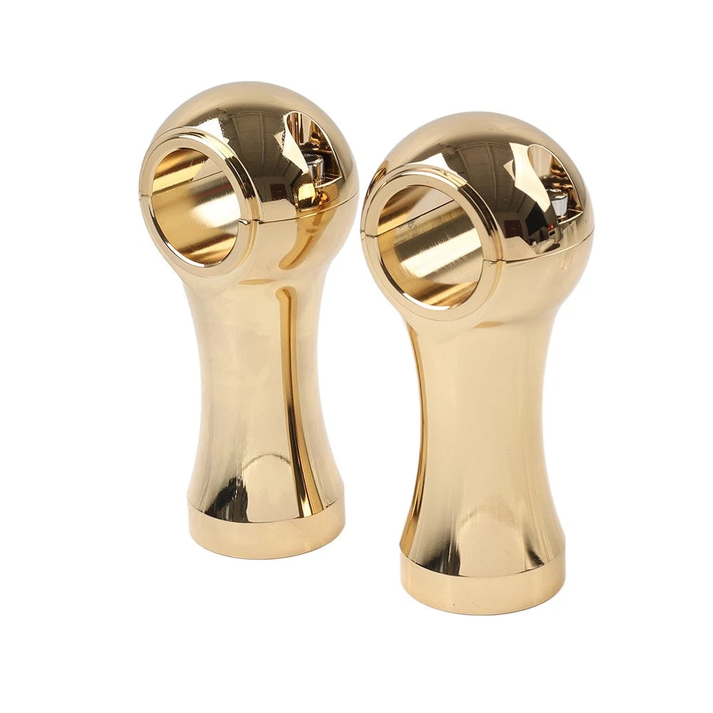 Handlebar Riser Clamp Mount Kit 4" Gold for Harley Dyna Softail