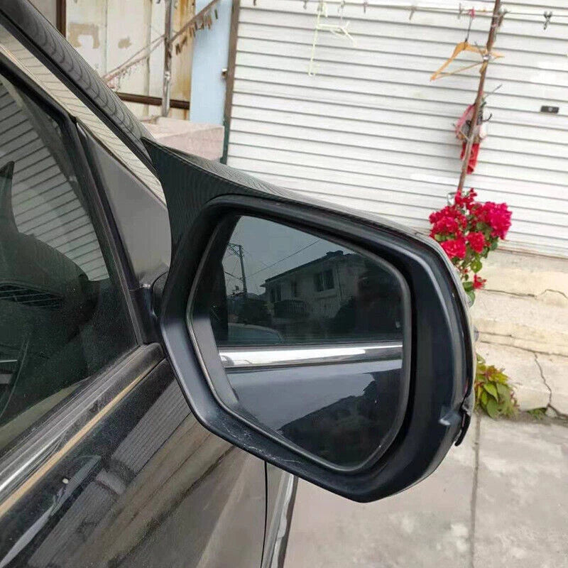 Carbon Black OX Horn Style Door Wing Mirror Cover for Honda CR-V (2012-2021)