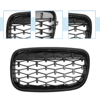 Front Hood Bumper Grille for BMW X5 X6 (2007-2013) 2 x Grills