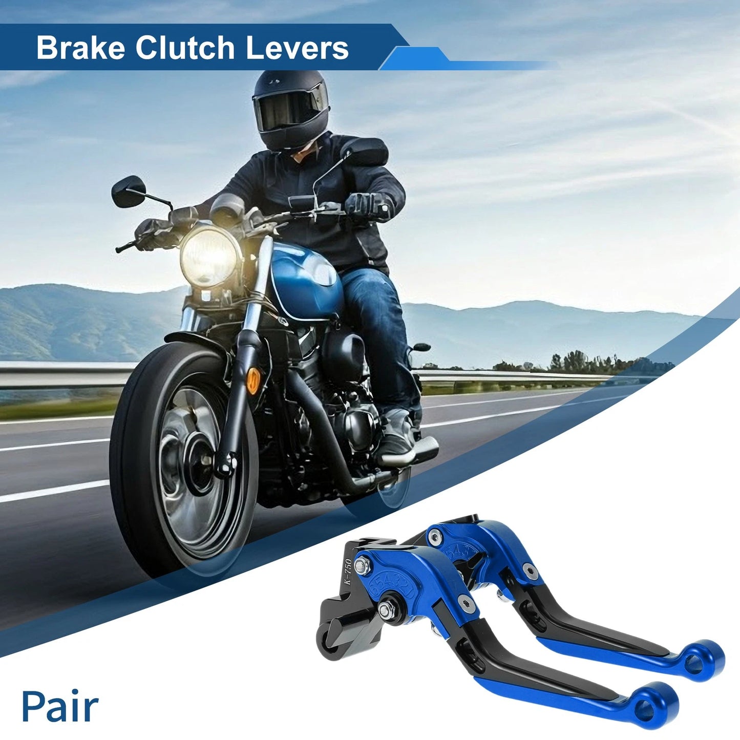 Adjustable Short Brake Clutch Lever 1 Pair for Kawasaki NINJA650R (2009–2016)