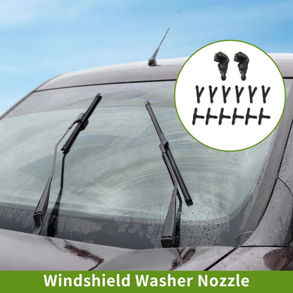Windshield Washer Nozzle & Hose Connector for Ford (2003-2007)