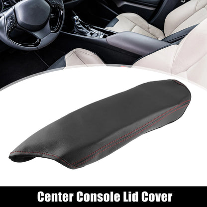 Center Console Armrest Covers Red Line Black for Toyota C-HR (2016–2023)