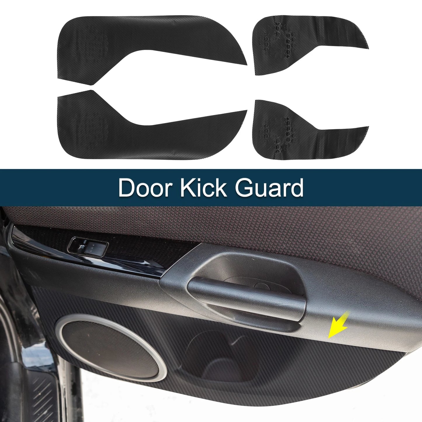 Door Kick Guard for Mazda CX-5 Front Rear Driver Passenger Side (2013-2016)