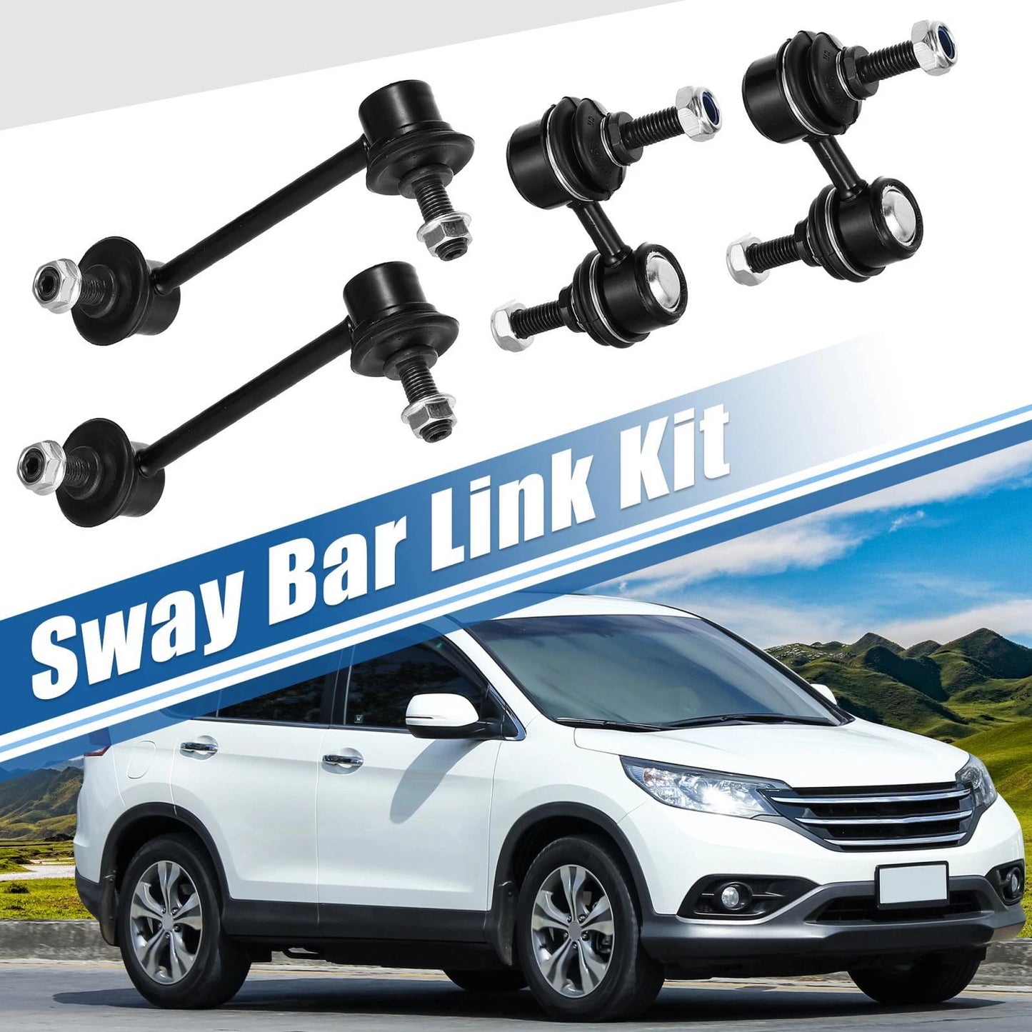 4 x Front Rear Stabilizer Sway Bar Links for Honda CR-V (1997-2001)