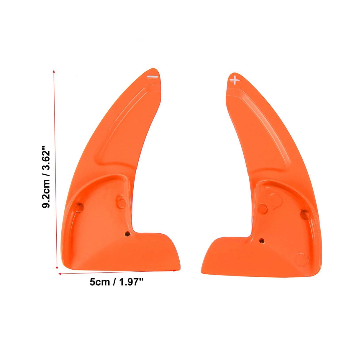 2x Orange Steering Wheel Paddle Shifter Cover for Dodge Charger Challenger