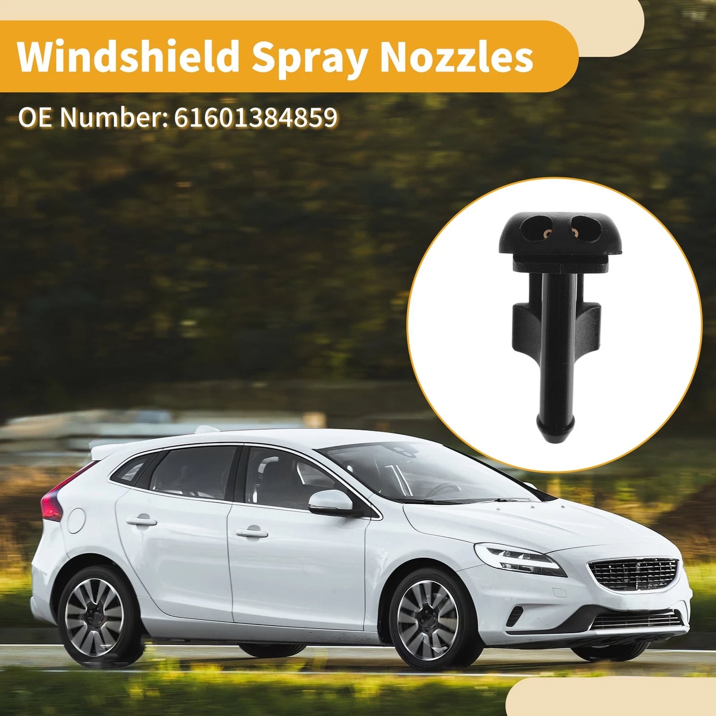 Front Windshield Washer Nozzle for BMW 3 Series (E36) (1990-2000)
