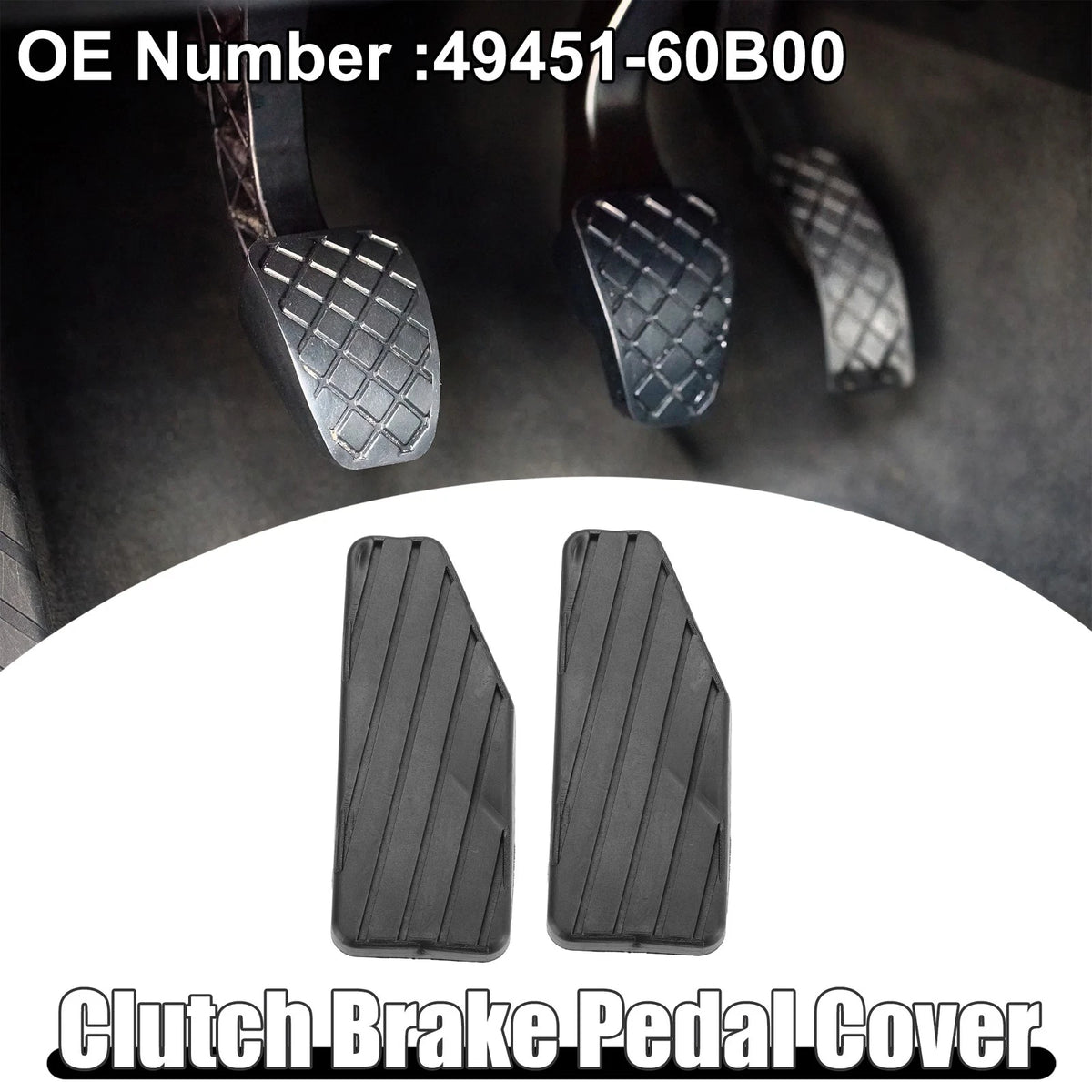 Car Gas Pedal Covers for Suzuki Aerio (2002-2007) Black