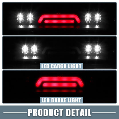 High Mount Stop Light for Ford F-150 (2015-2023) Black Housing Smoked Lens