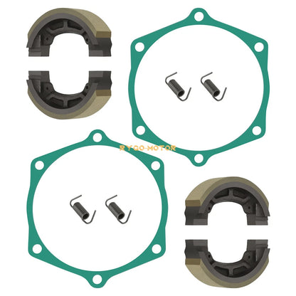 Brake Shoes 4x with Springs Gaskets For John Deere 650 670 Tractors