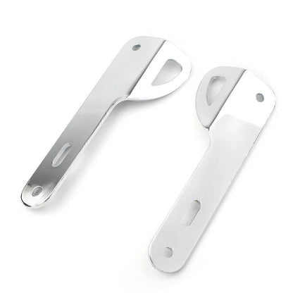 Chrome Trailer Hook Tie-Down Brackets for Harley Touring