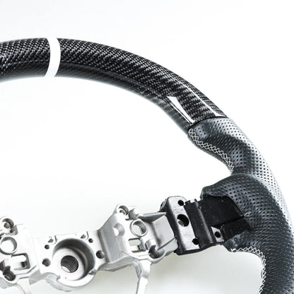 Carbon Fiber Flat Bottom Steering Wheel for Subaru Levorg WRX STI (2014-2021)