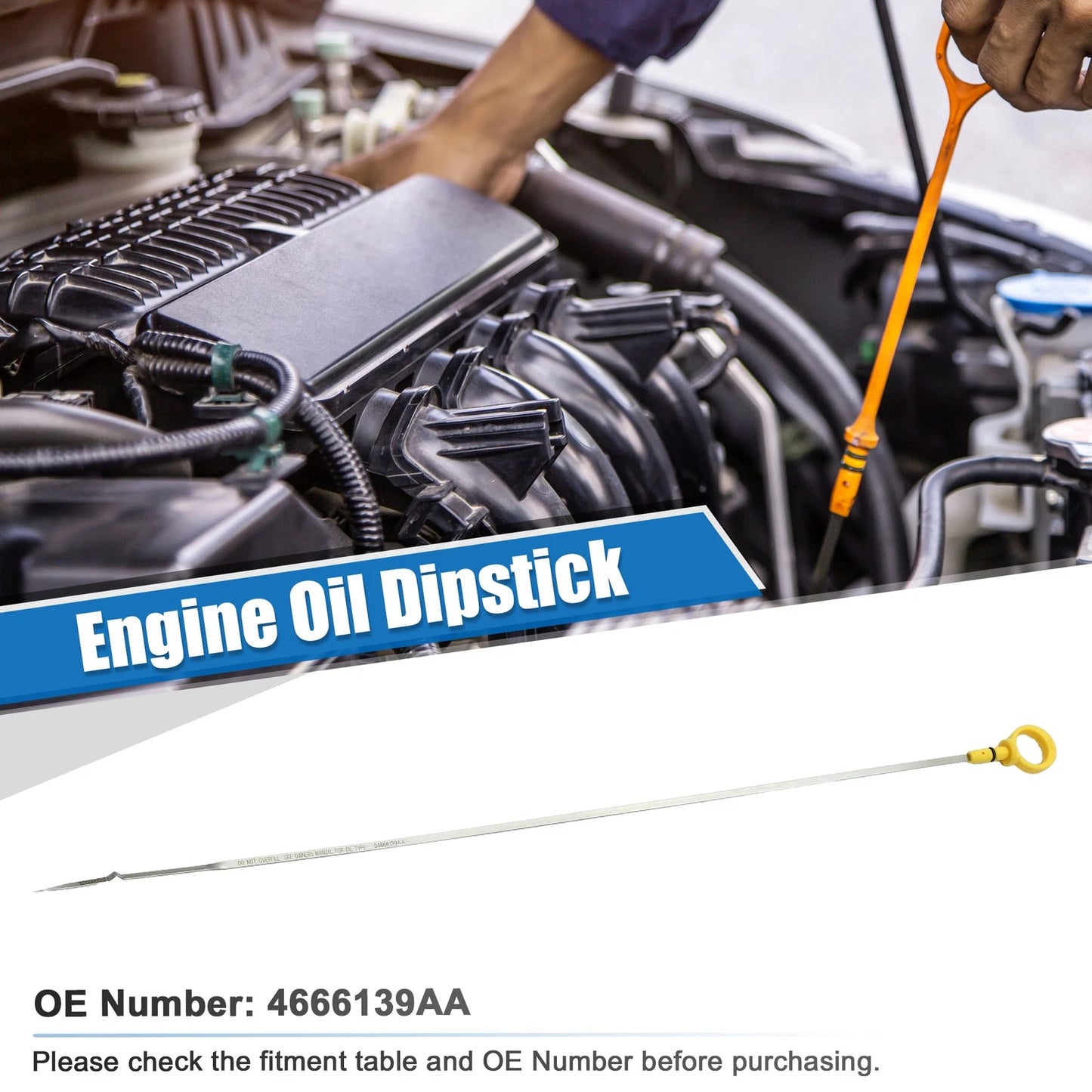 Oil Dipstick for Dodge Grand Caravan C/V SE 3.3L V6