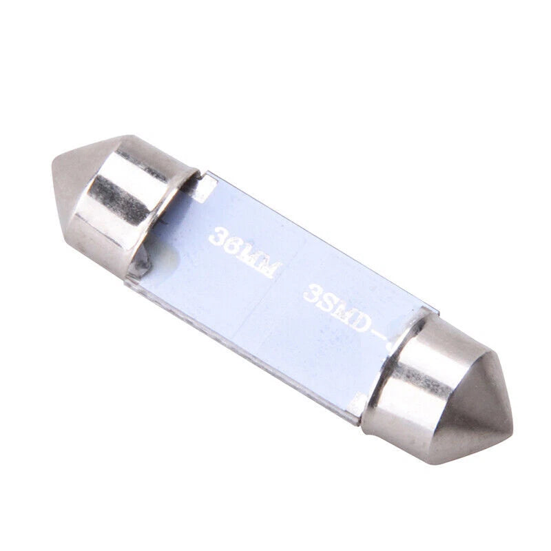 12 x 5050 36mm SMD Car Interior Dome LED Light Bulbs for Universal ()