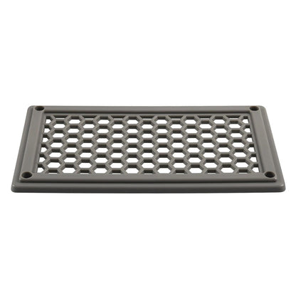 ABS Gray Hexagonal Air Inlet Vent Panel for RV Bus (No Year)