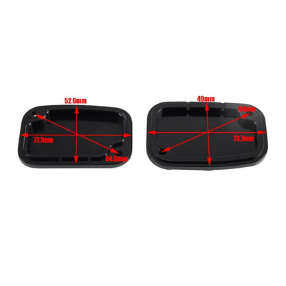 2 x Front Brake Master Cylinder Covers for Harley Street Glide, Road King, V-Rod