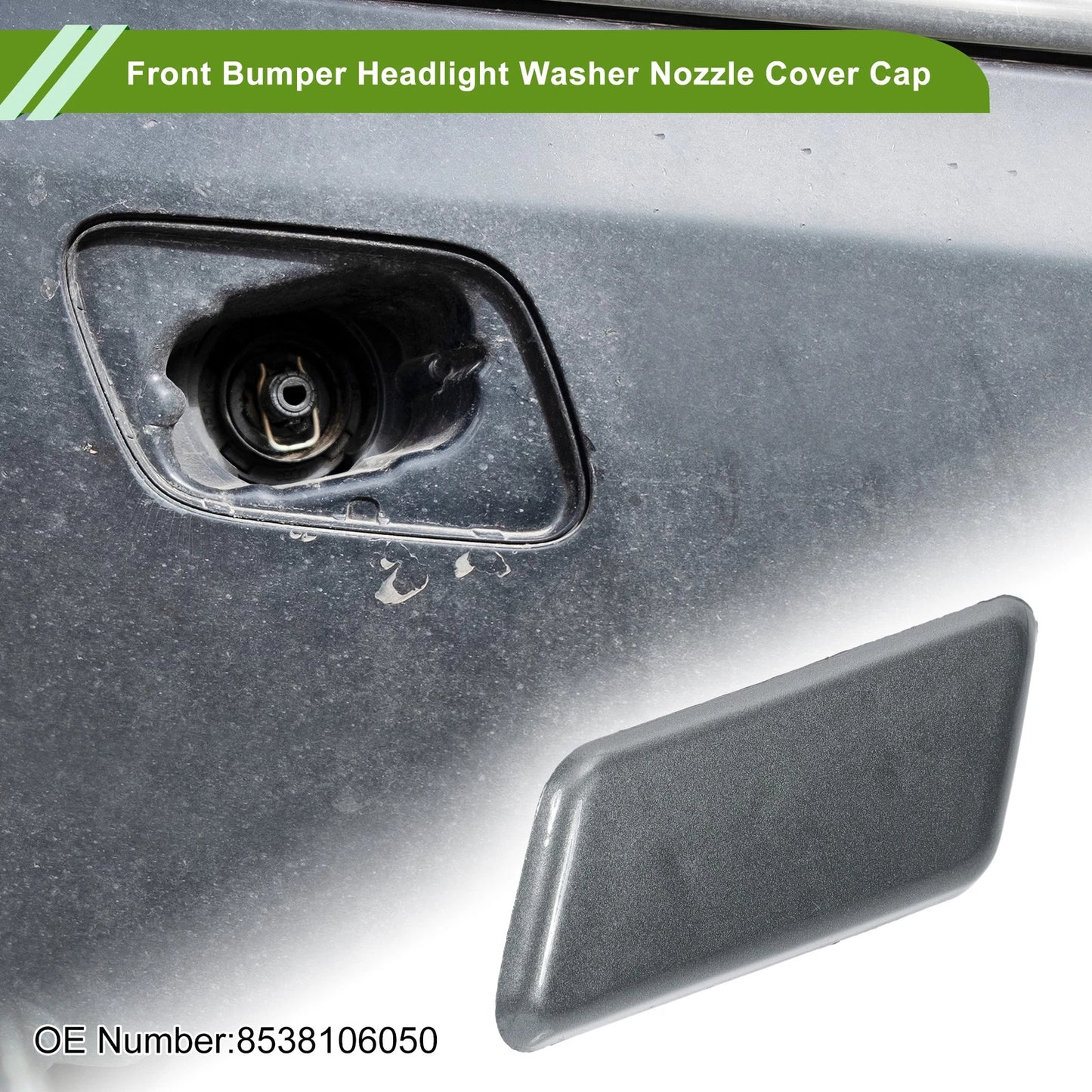 Front Left Washer Cover Cap Gray for Toyota Camry (2009–2012)