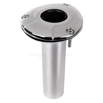 Rod Holder 0° Exploding Fish Bluewater Fixed 316 Stainless Steel Flush Mount