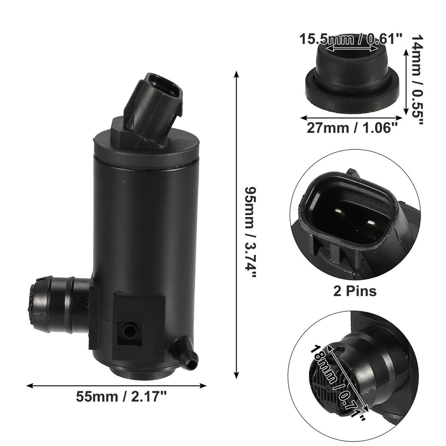 Windshield Washer Pump for Kia Cadenza (2014-2019)