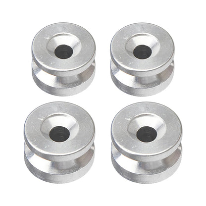Trunk Base Plate Pad Bracket Bushing Spacer for Motorcycle Silver